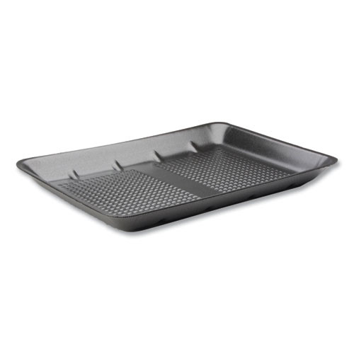 Supermarket Trays, #17s, 8.38 X 4.5 X 0.69, Black, 1,000/carton